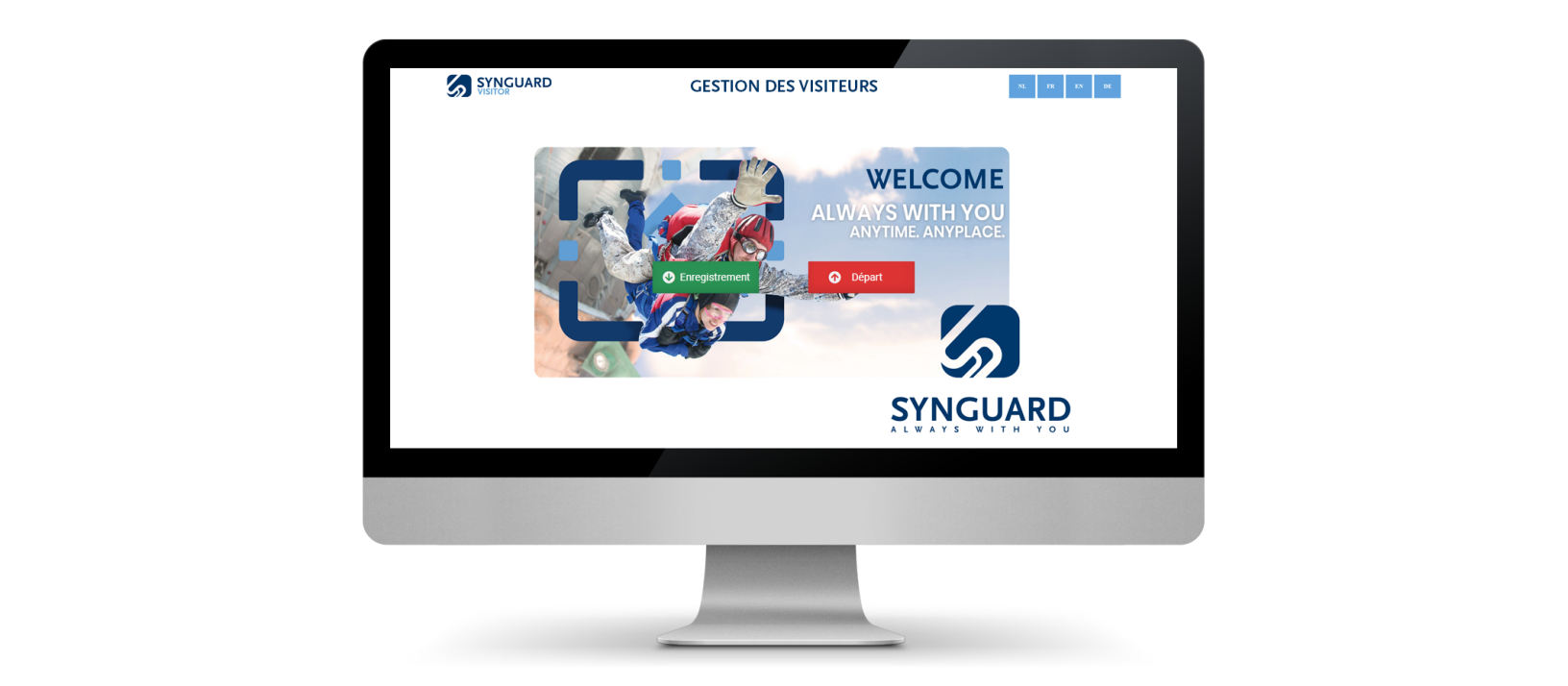 Capture d'écran de Synguard Enregistrement des visiteurs Synguard Enregistrement des visiteurs