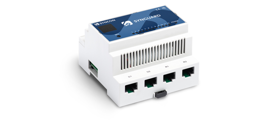 De deurcontroller SynCon van Synguard Deurcontroller SynCon Synguard toegangscontrole